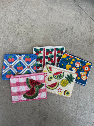 BEADED COIN PURSE
