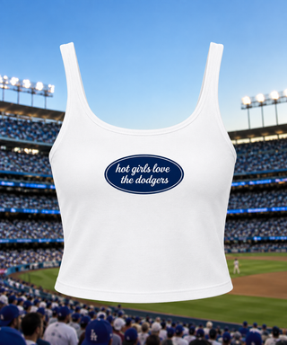 HOT GIRLS LOVE DODGERS TANK