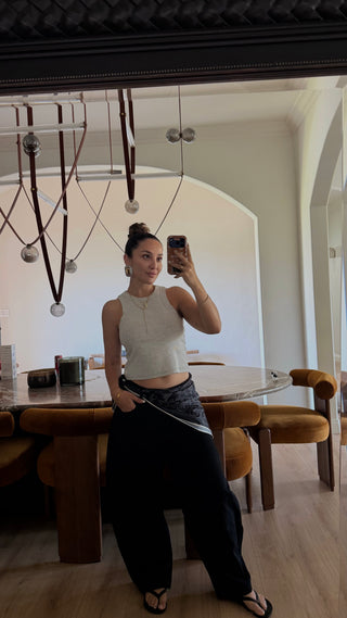 Barrel  Black Jeans