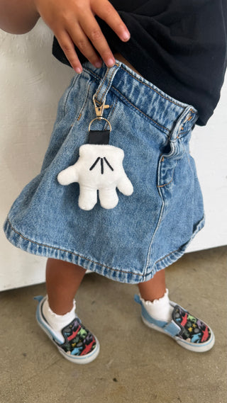 Mickey Hand Plush Bag charm