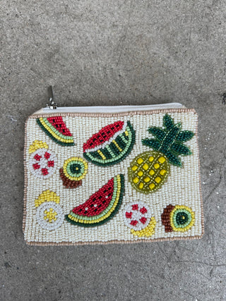 BEADED COIN PURSE