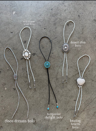 WILDFLOWER SILVER BOLO