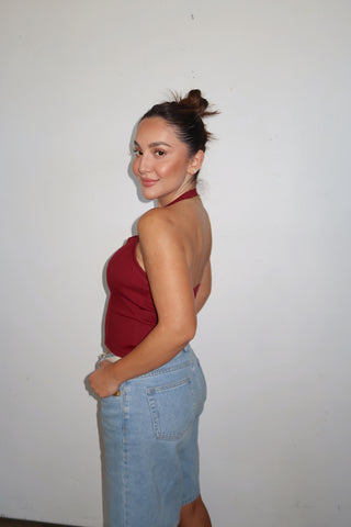 SOPHIA HALTER TOP