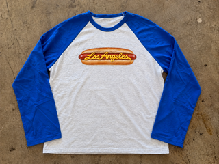 Los Angeles Hot Dog Baseball Tee