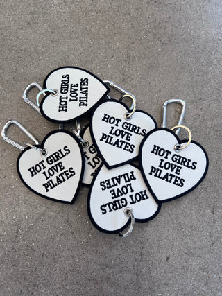 HOT GIRLS LOVE PILATES BAG CHARM