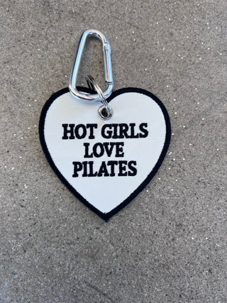 HOT GIRLS LOVE PILATES BAG CHARM