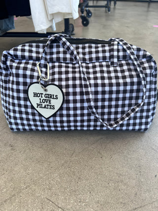 HOT GIRLS LOVE PILATES BAG CHARM