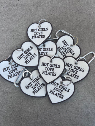 HOT GIRLS LOVE PILATES BAG CHARM