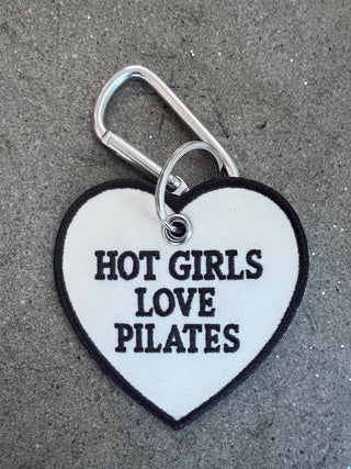 HOT GIRLS LOVE PILATES BAG CHARM