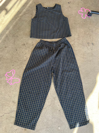 GINGHAM GIRL SET