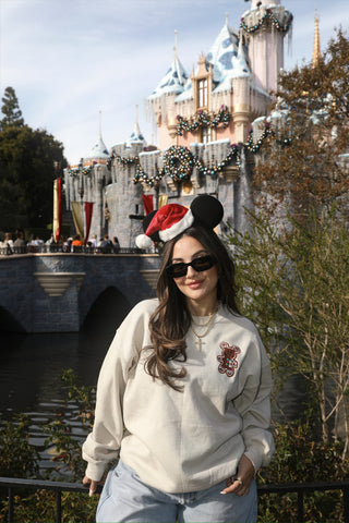 CASUAL GINGERBREAD CREWNECK